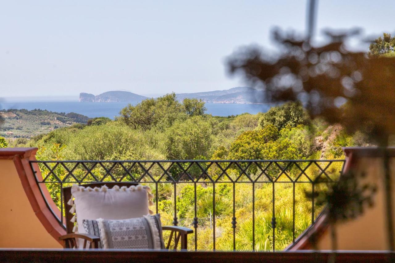Sardinia Re - Villa Martin Panoramic View Alghero Dış mekan fotoğraf